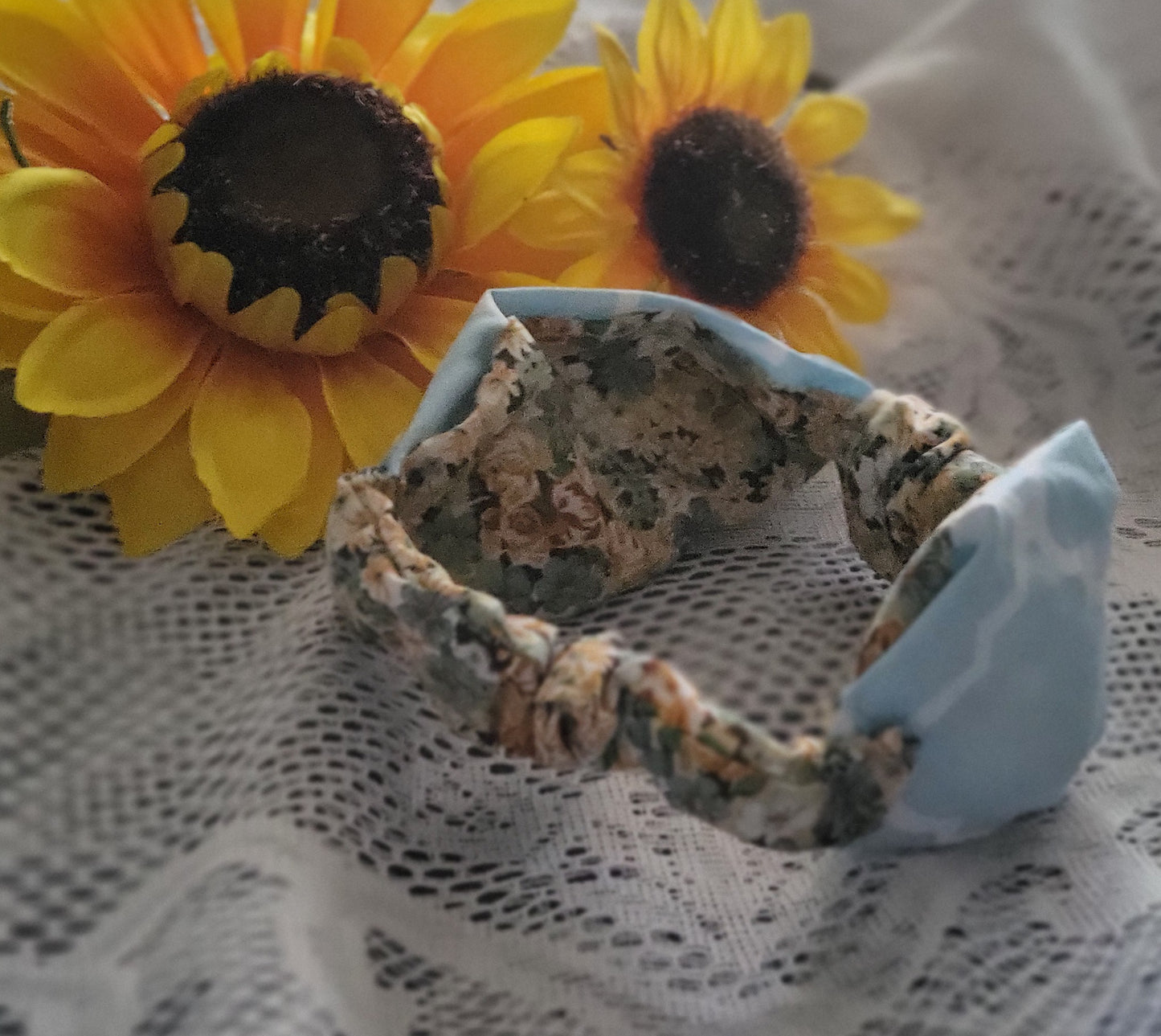 Headband | Reversible Vintage Boho Floral Knotted Turban Headband | Kids Vintage Style