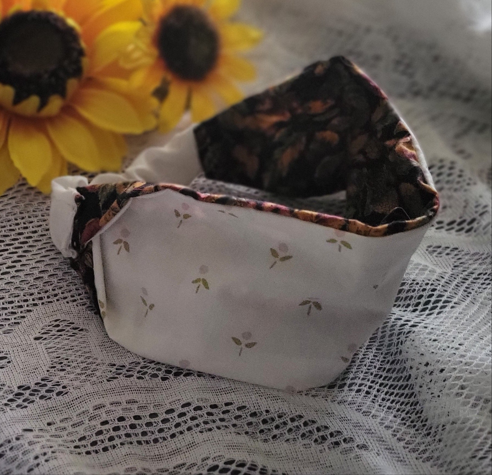 Headband | Reversible Boho Vintage Turban Headband: Vintage Fall Style Hair Accessory