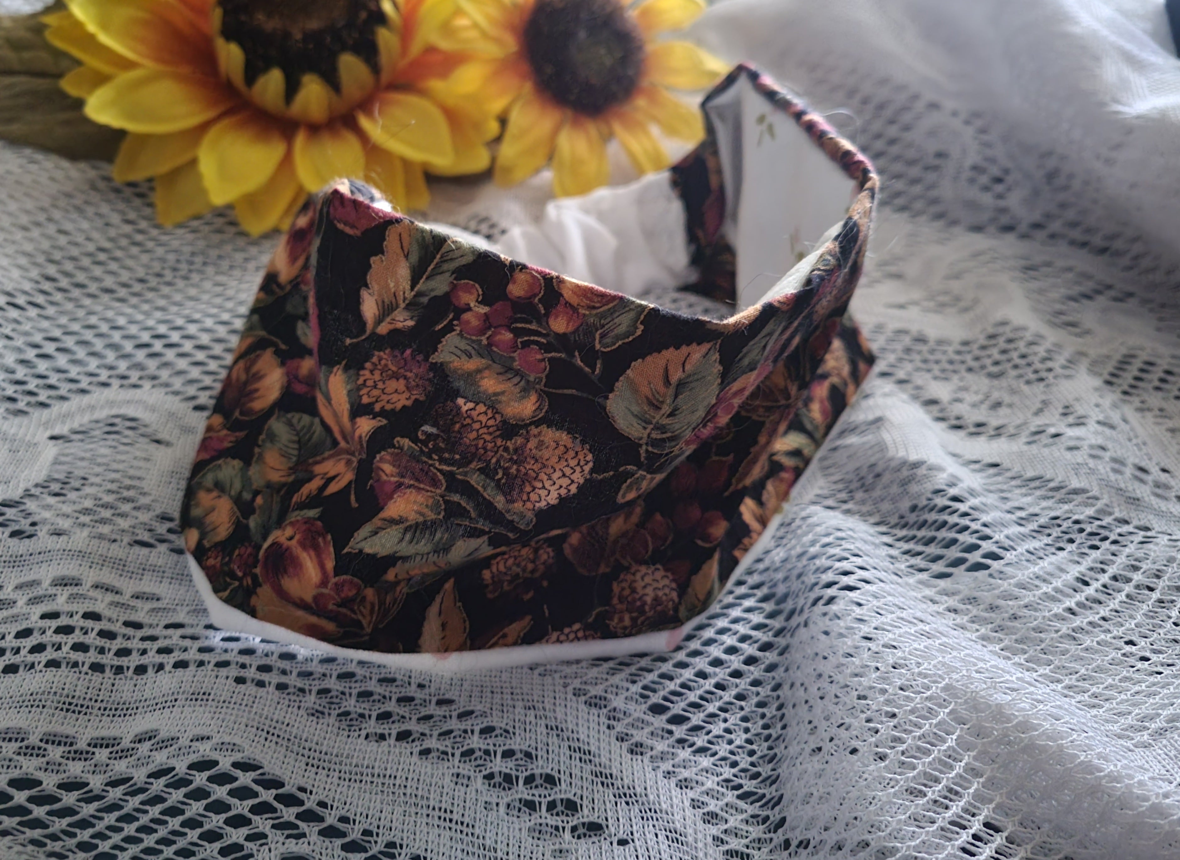 Boho Vintage Reversible Turban Headband: Vintage Fall Style Hair Accessory