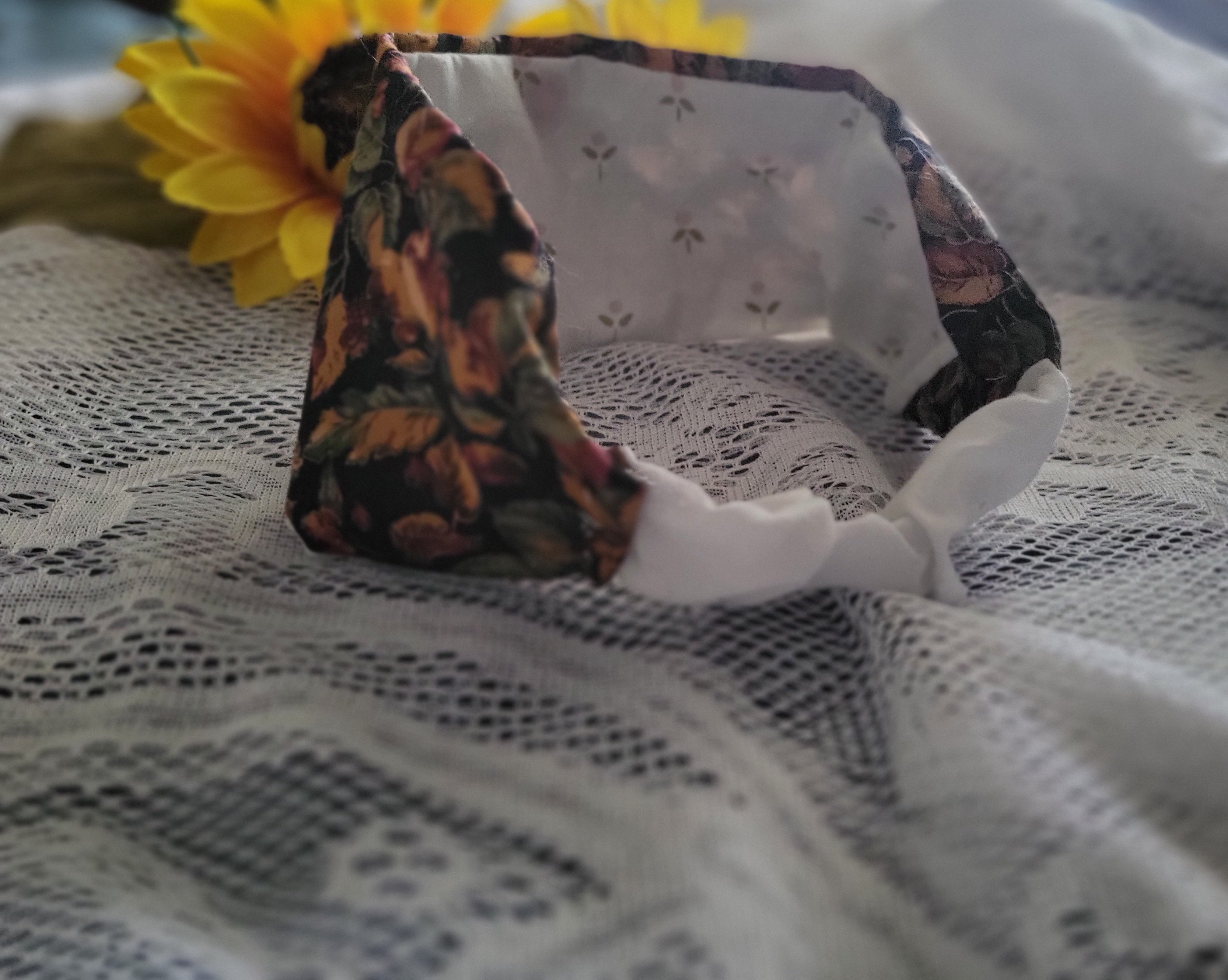 Boho Vintage Reversible Turban Headband: Vintage Fall Style Hair Accessory