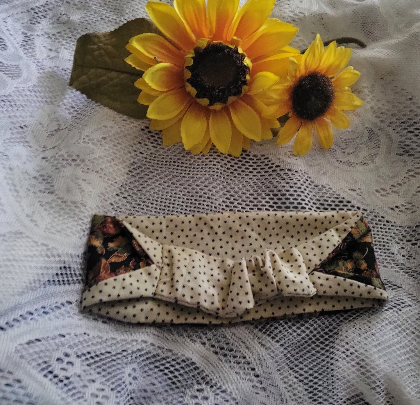 Headband | Reversible Floral Turban Headband | Handmade Boho Cotton Hair Accessory