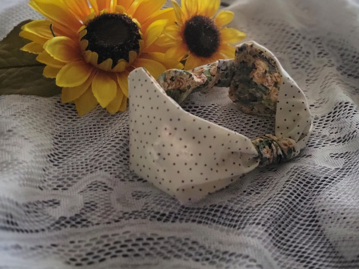 Headband | Reversible Floral Turban Headband | Handmade Boho Hair Accessory
