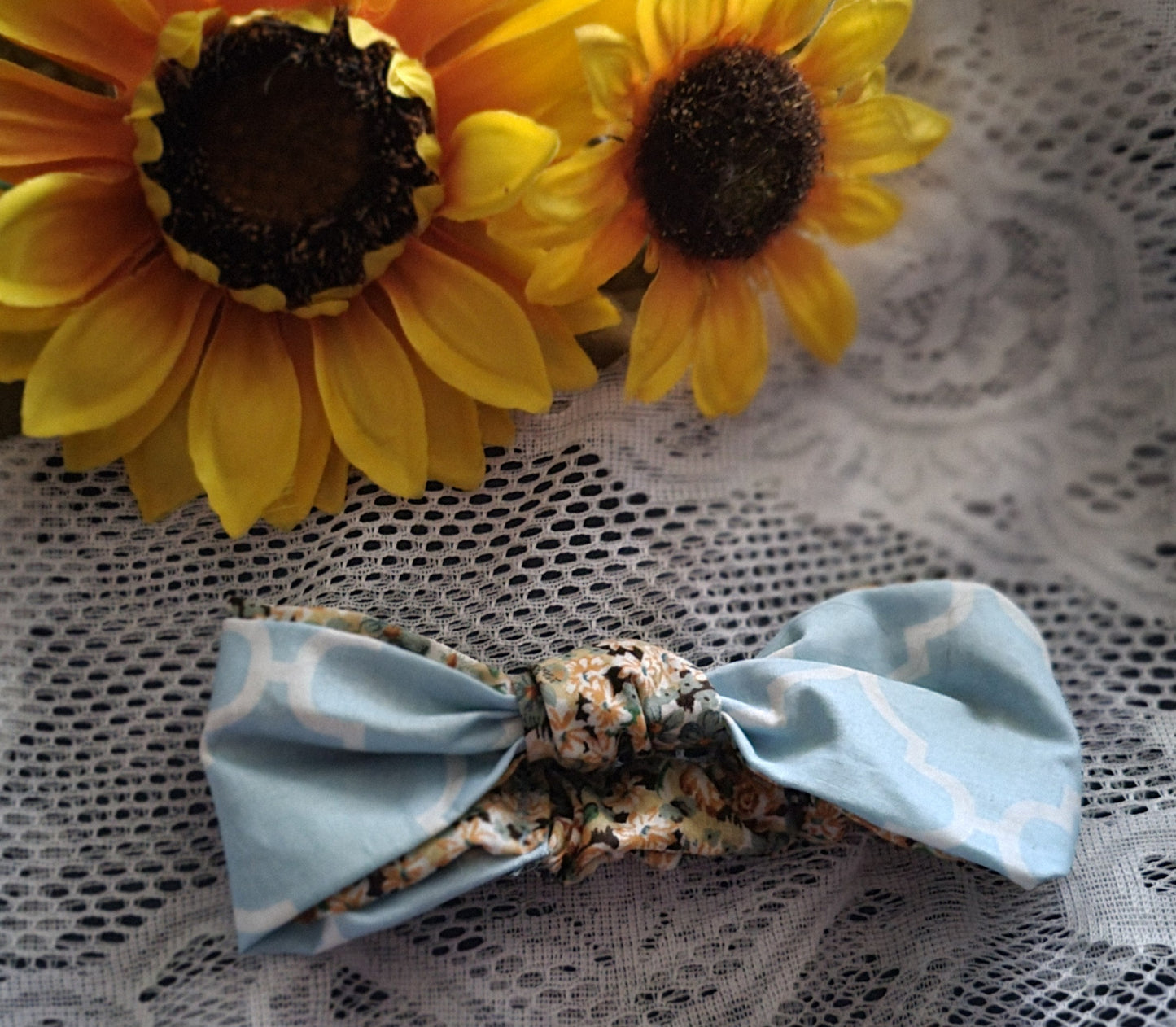 Headband | Reversible Vintage Boho Floral Knotted Turban Headband | Kids Vintage Style