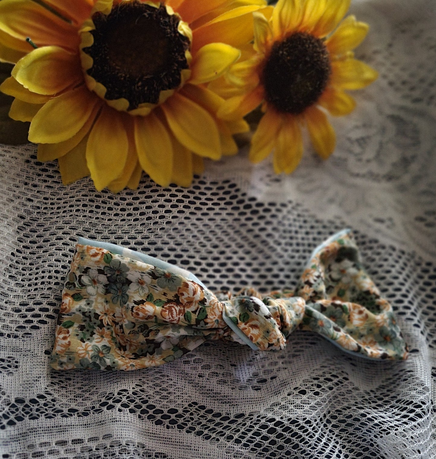 Headband | Reversible Vintage Boho Floral Knotted Turban Headband | Kids Vintage Style