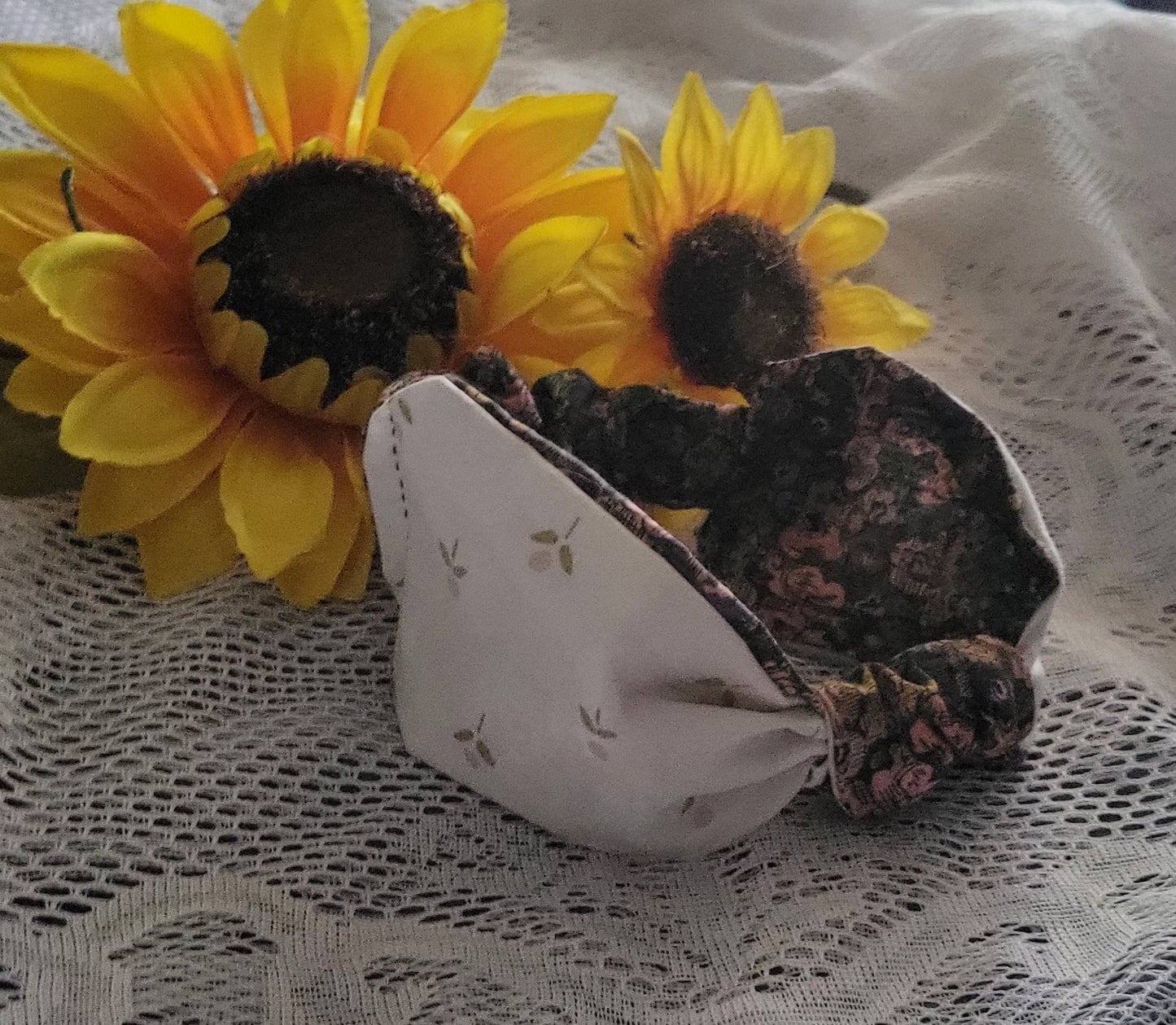 Headband | Reversible Vintage Knotted Turban Headband|  Handmade Boho Floral Hair Accessory